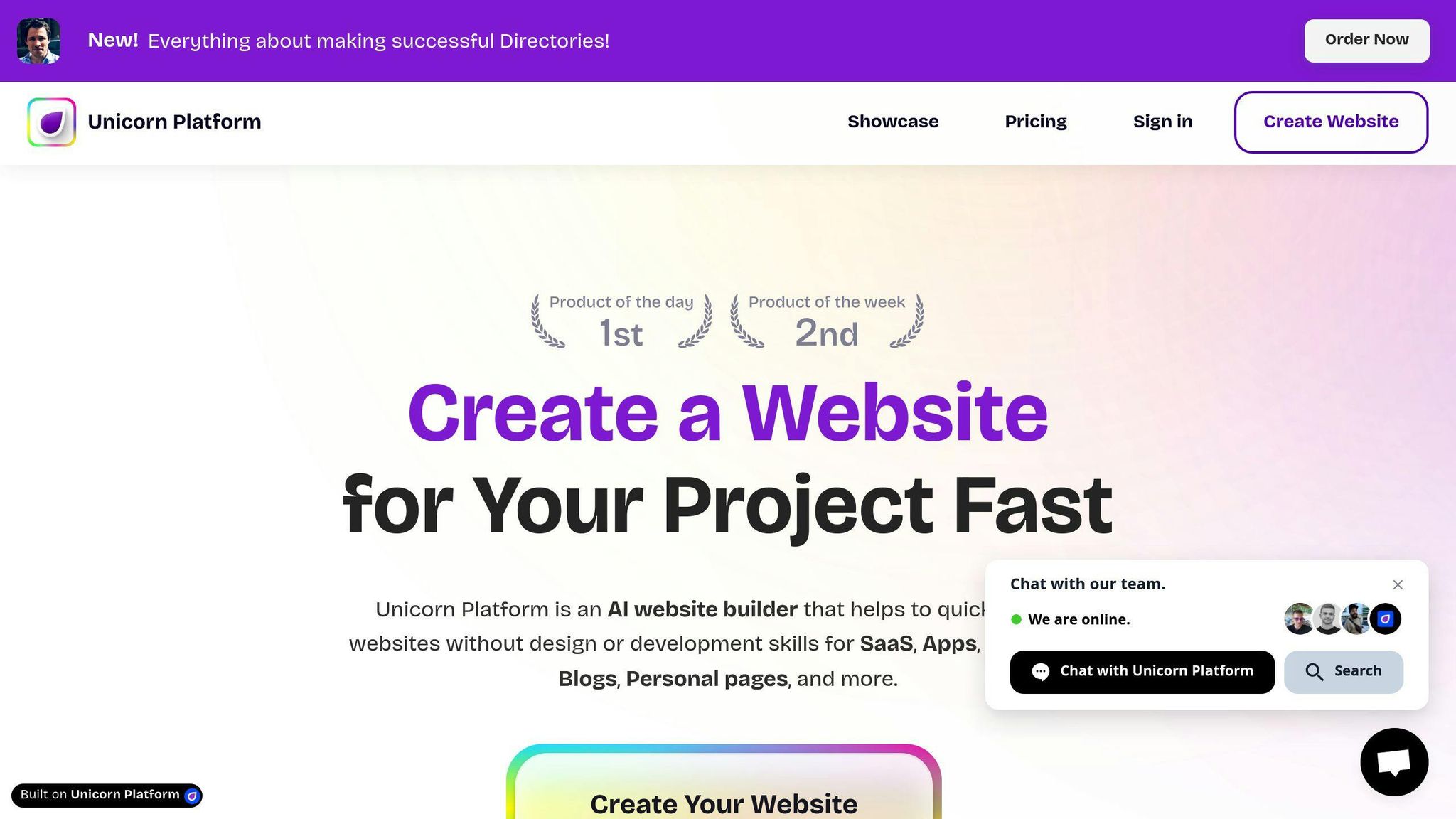 Unicorn Platform