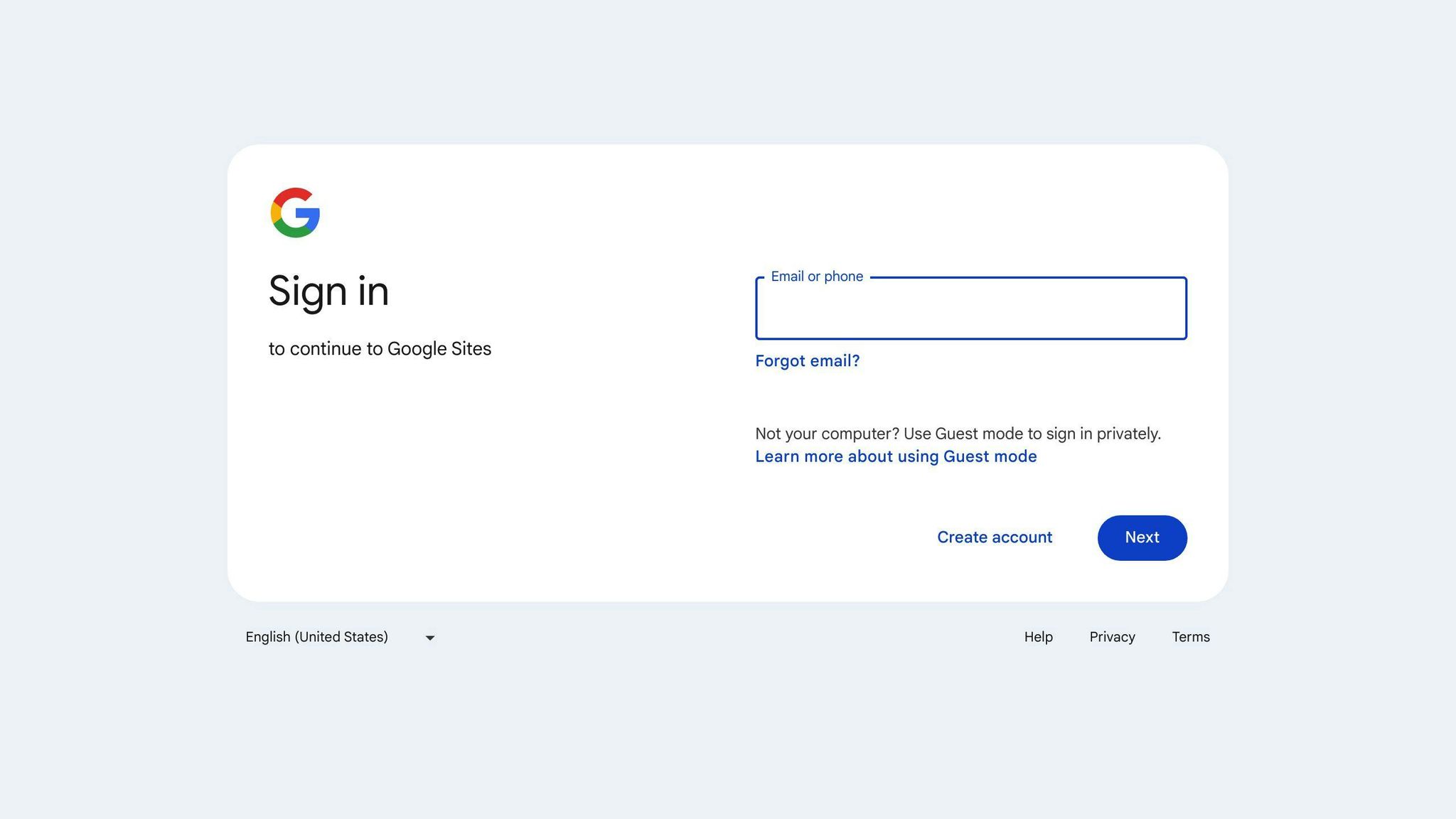 Google Sites