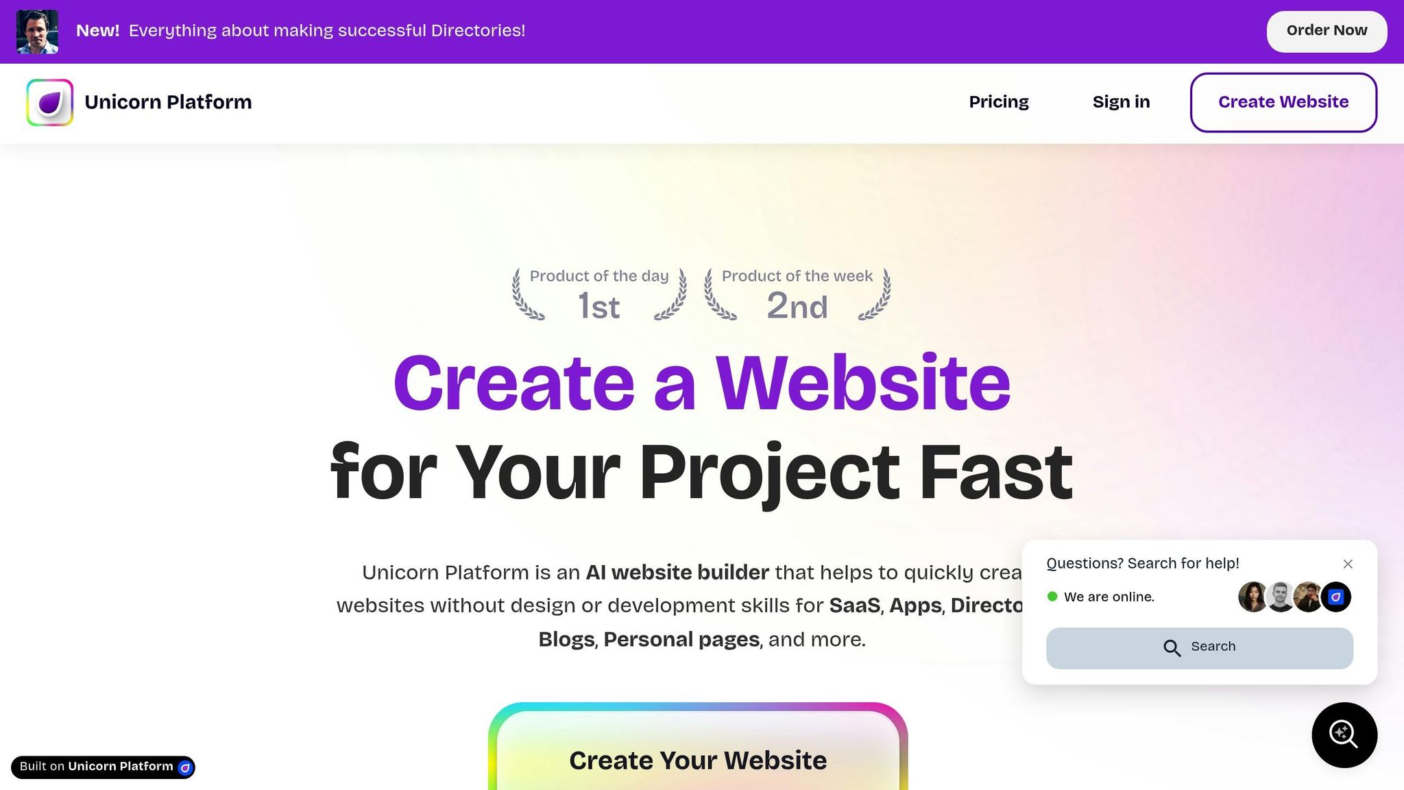 Unicorn Platform
