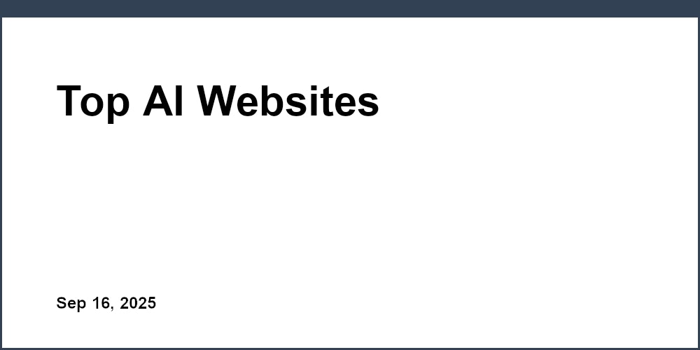 Thumbnail for: Top AI Websites