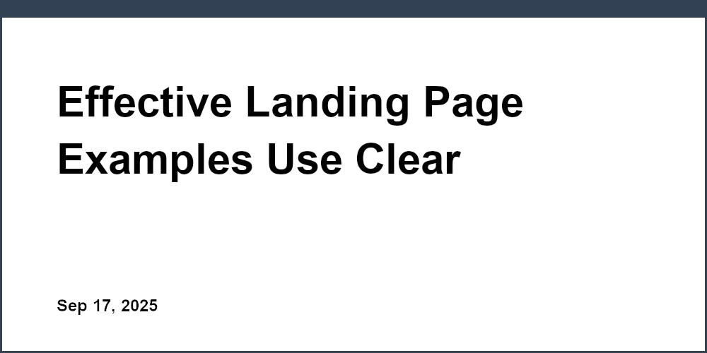 Thumbnail for: Effective Landing Page Examples Use Clear Calls-to-Action