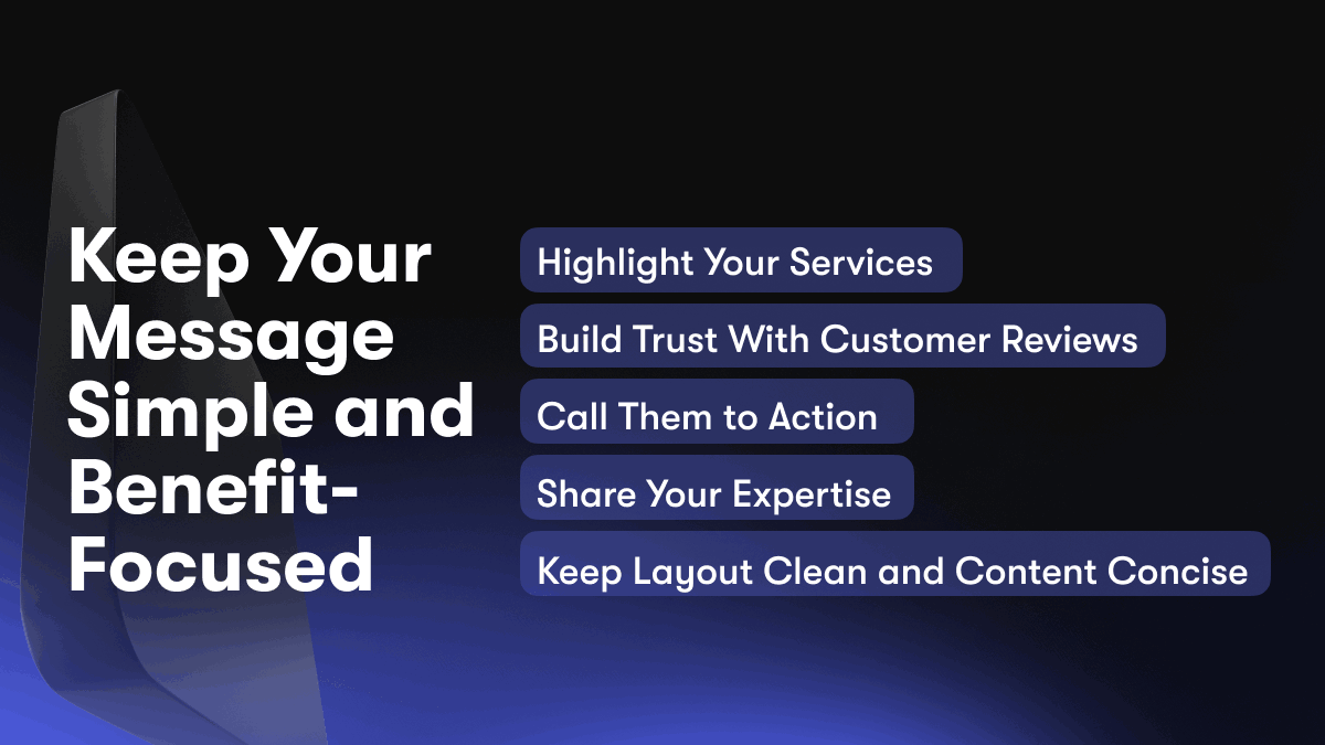Keep Your Message Simple and Benefit-Focused