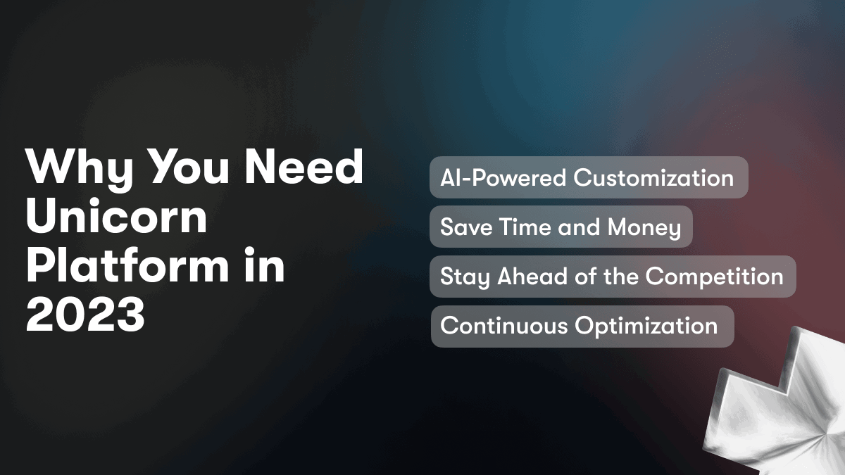 Unicorn Platform is an AI landing page builder that will revolutionize landing page creation in 2023. This innovative unicorn platform uses artificial intelligence to build customized landing pages.